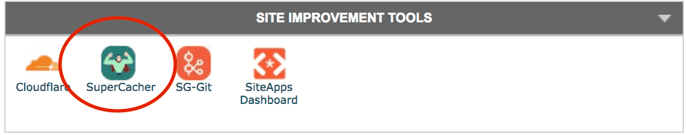 supercacher cpanel