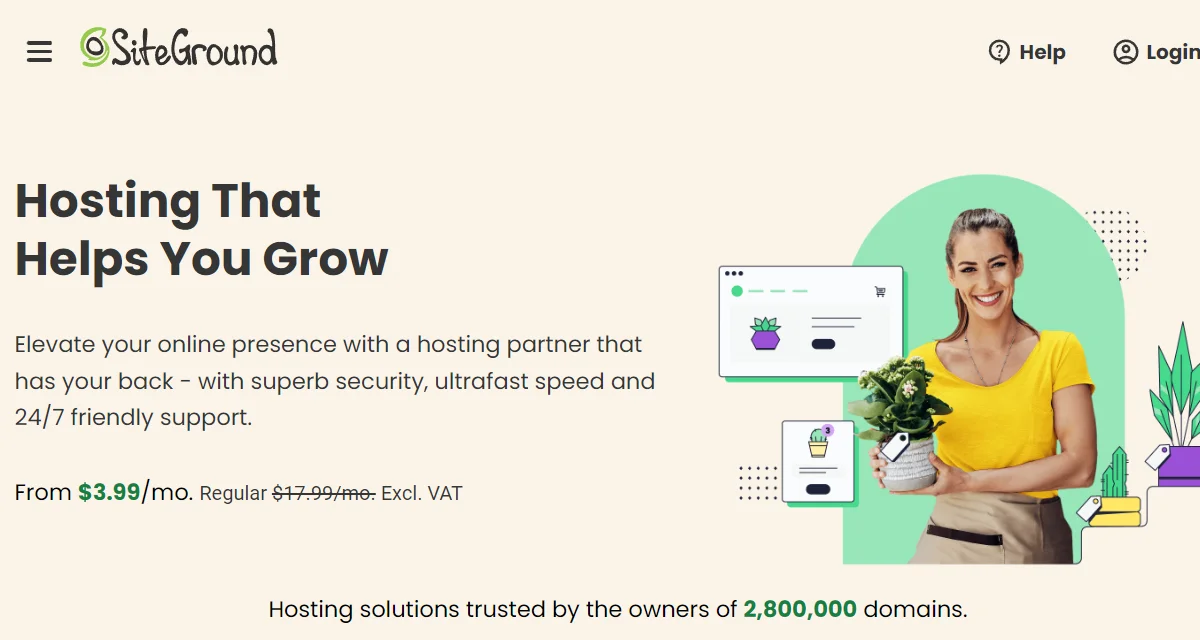 Siteground hosting