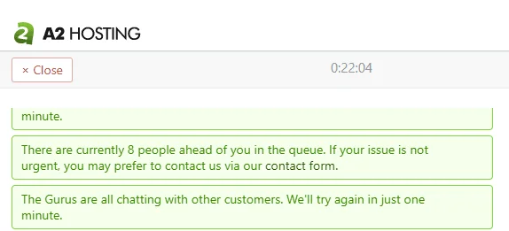 a2 hosting support