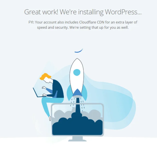 bluehost install website