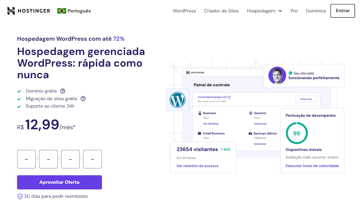 hostinger wordpress hosting