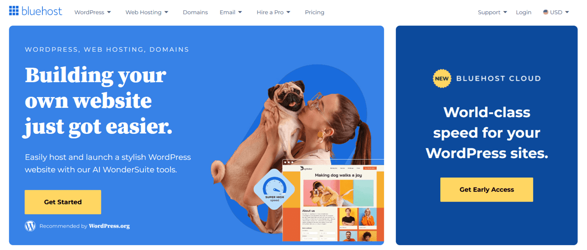 bluehost web hosting services