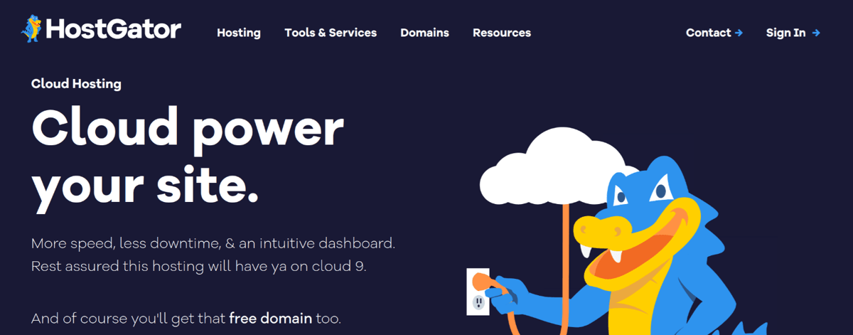 hostgator cloud web hosting services