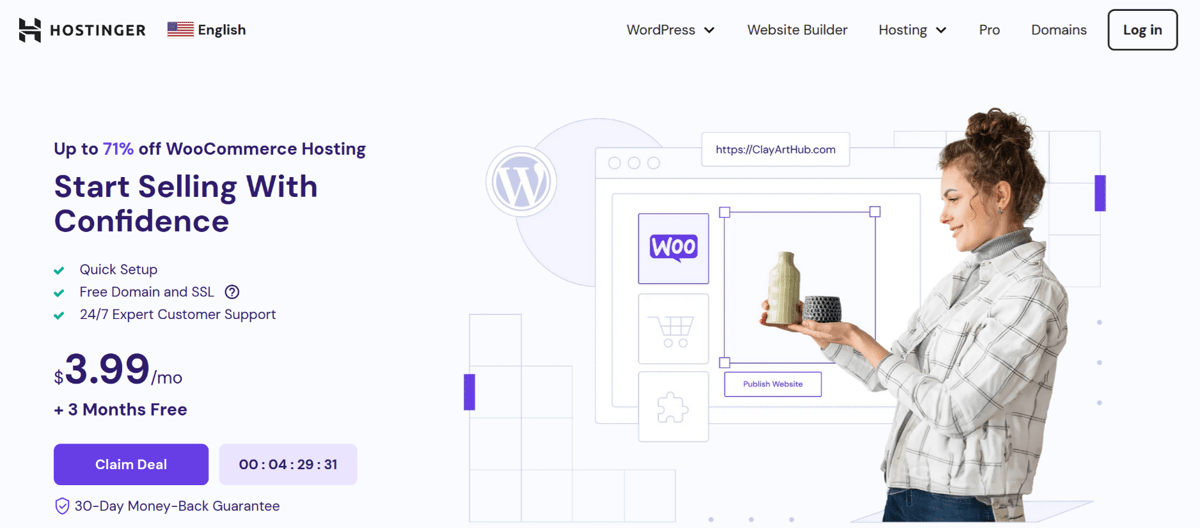 hostinger woocommerce hosting providers