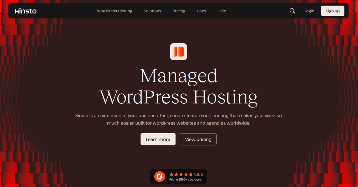 kinsta web hosting providers