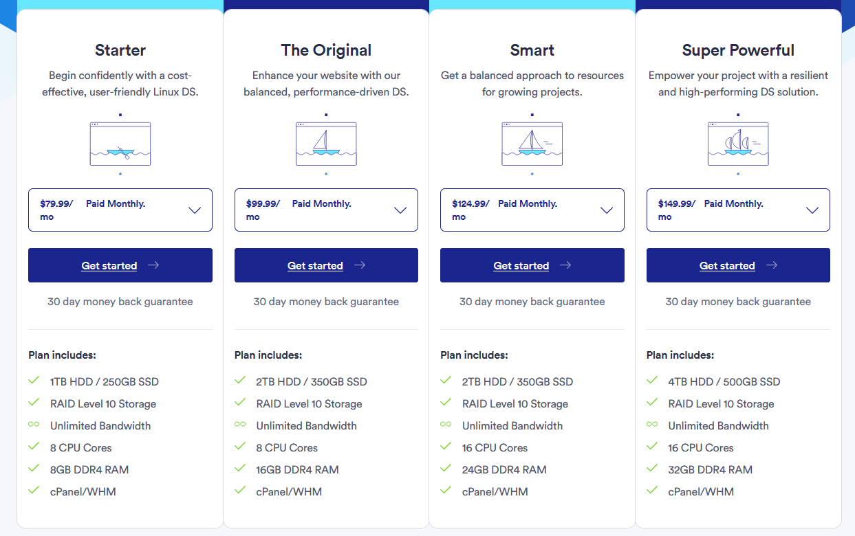 tmdhosting dedicated server hosting plan