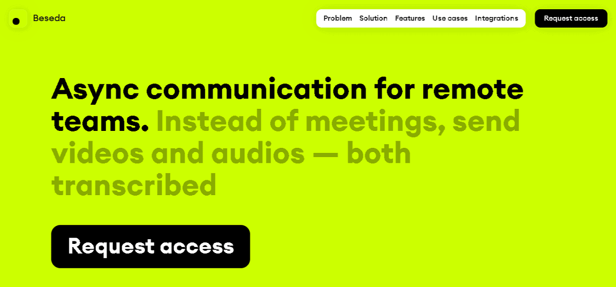 beseda coming soon page