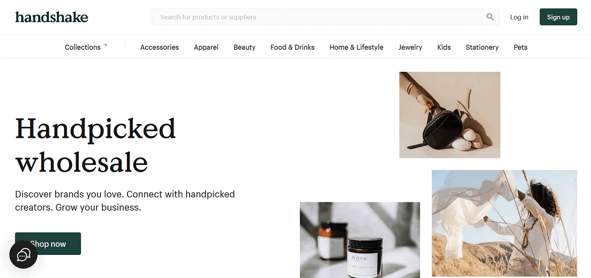 handshake homepage
