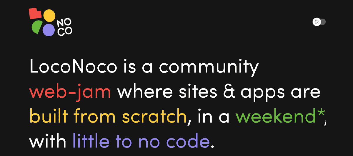 loco noco coming soon page