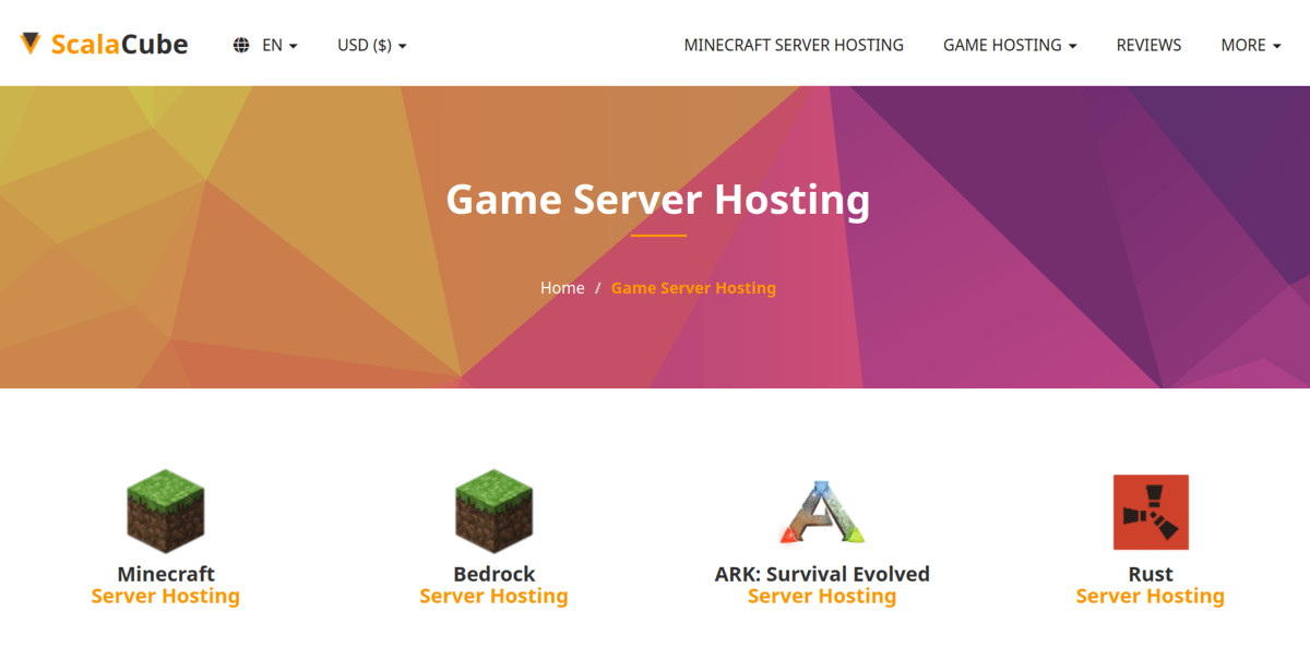 scalacube game server hosting