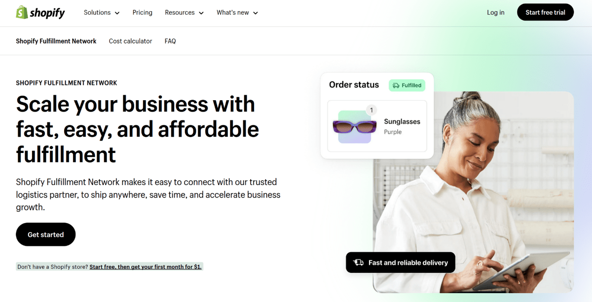 shopify ecommerce fulfillment services