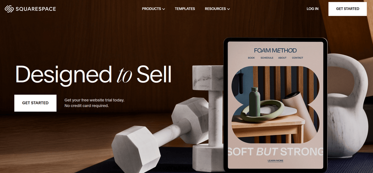 squarespace website builder