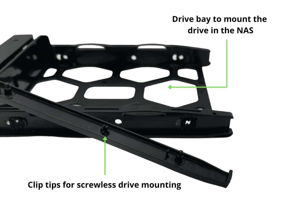drive caddy of the Synology DS718+