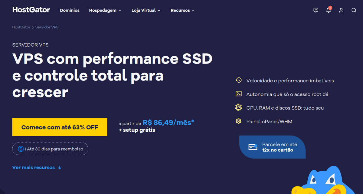hostgator vps hosting brazil