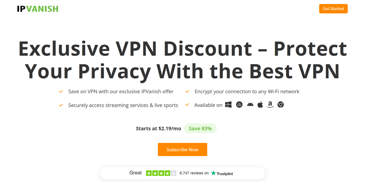 ipvanish offer