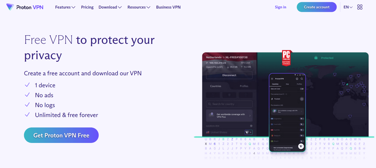 protonvpn offer