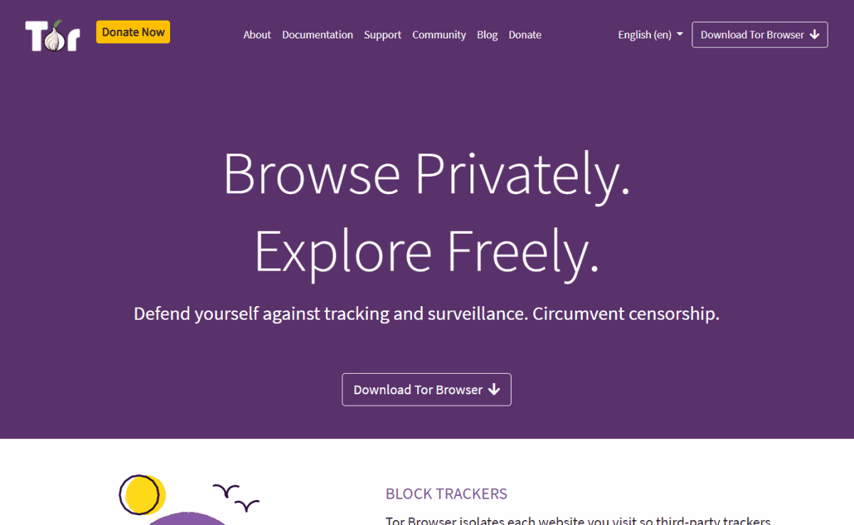 tor browser homepage