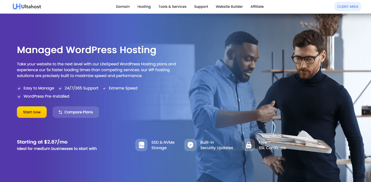 ultahost wordpress hosting