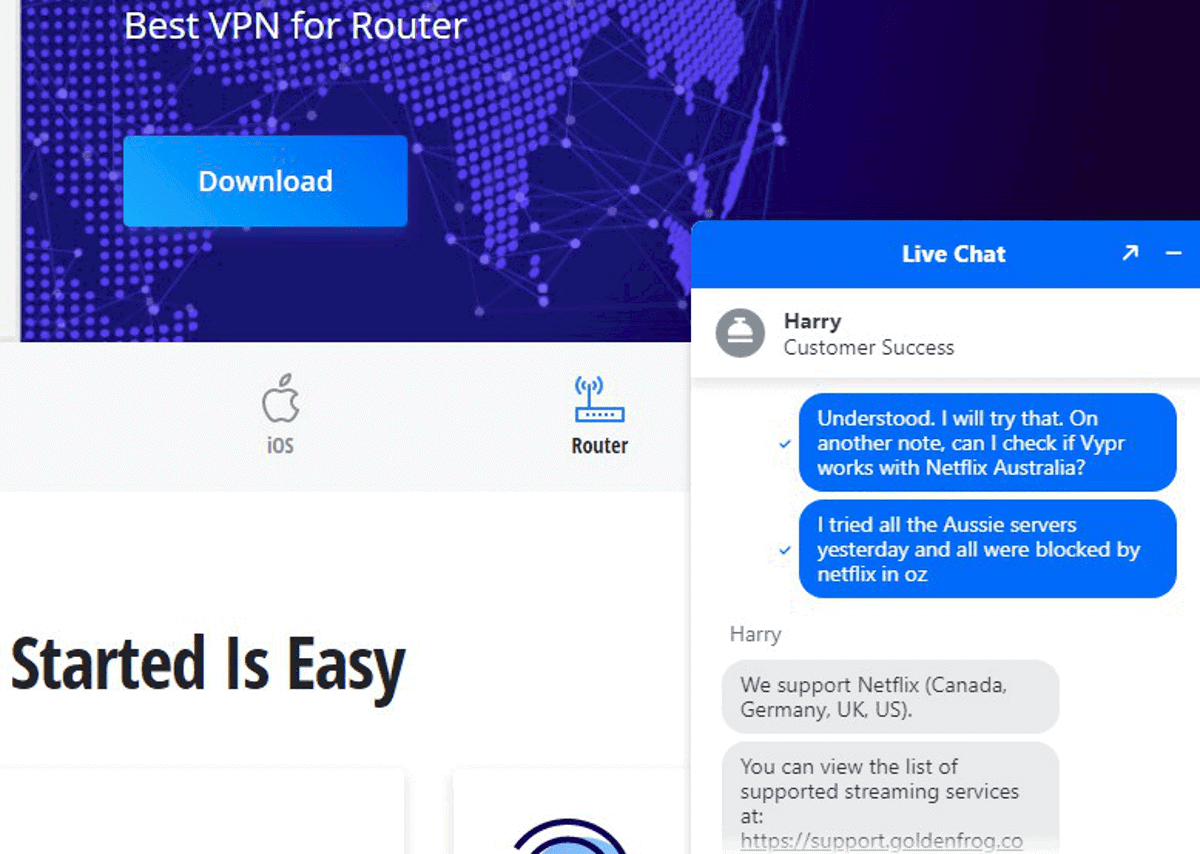 vyprvpn customer support