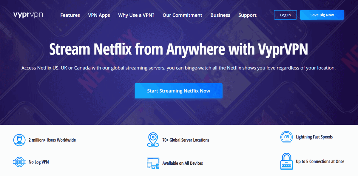 vyprvpn netflix