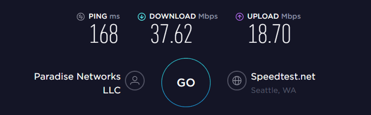 vyprvpn us speed on