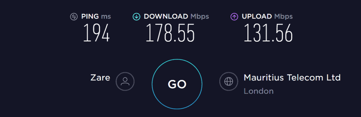surfshark speed UK wireguard