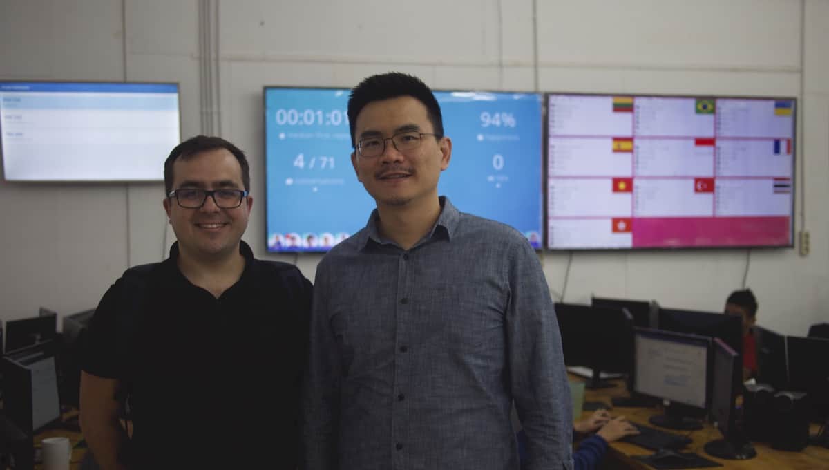 arnas from hostinger and daren from bitcatcha