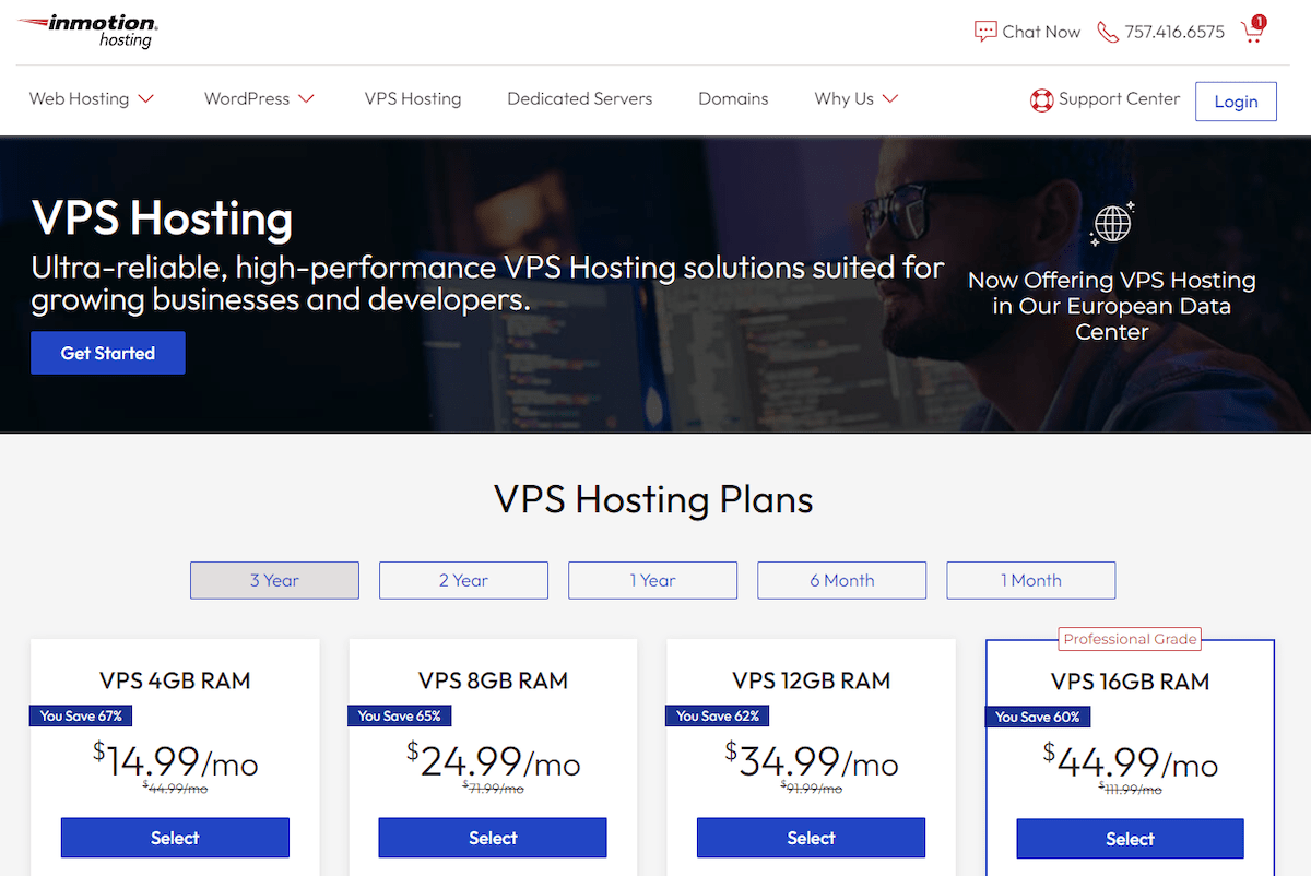 inmotion hosting vps hosting