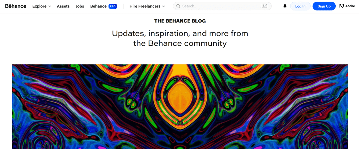 behance adobe design blog