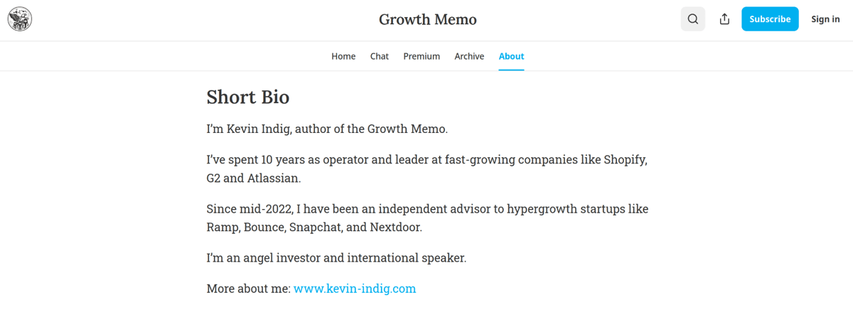 kevin indig blog about page