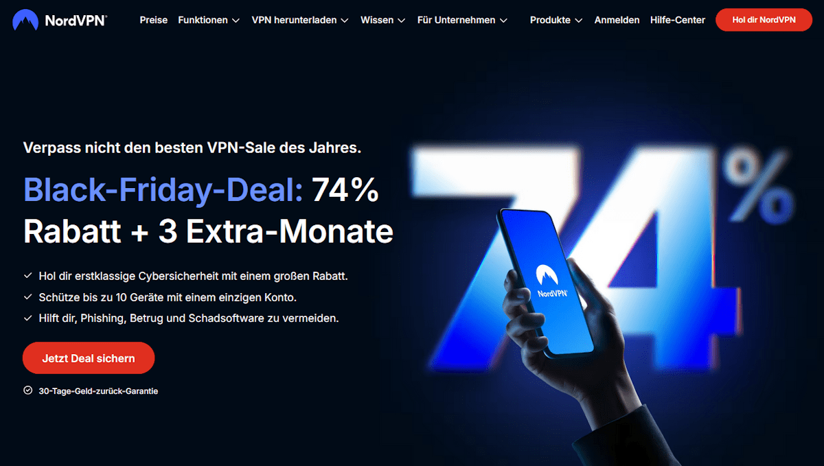 NordVPN Black Friday Angebote 2025