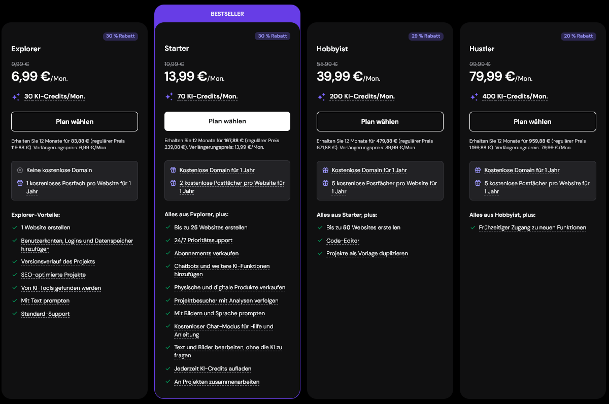 hostinger horizons plan