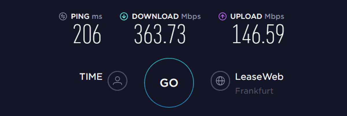 protonvpn speed test EU vpn off