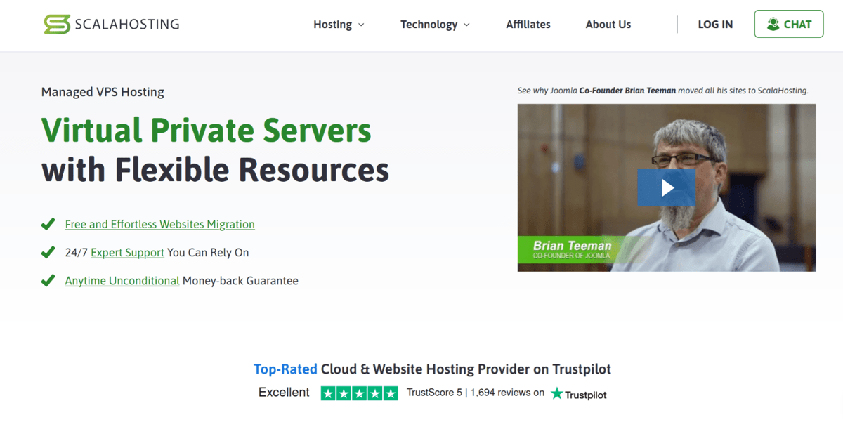 scalahosting managed cloud vps web hosting services
