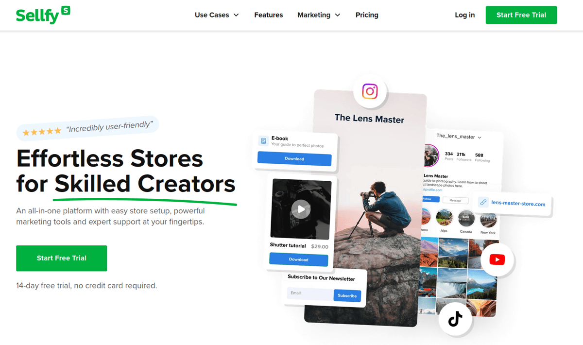sellfy ecommerce platform