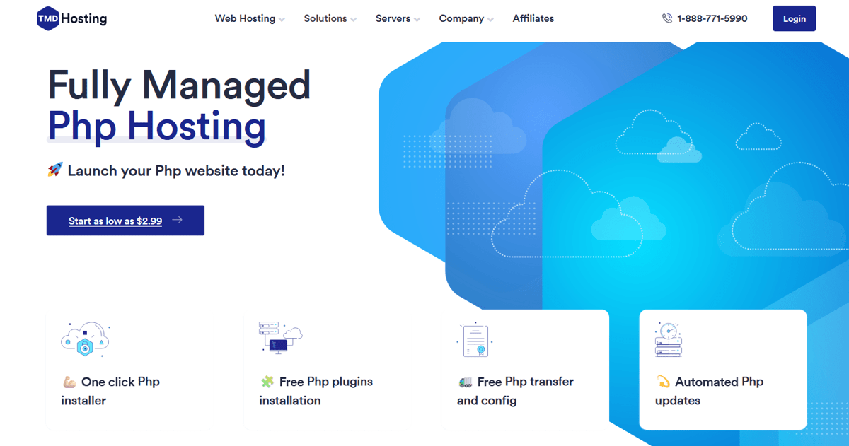 tmdhosting managed php hosting services