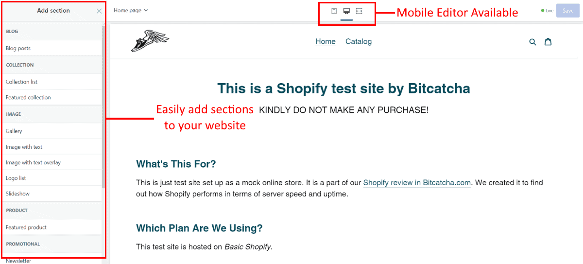 L éditeur Shopify vous permet de personnaliser les thèmes