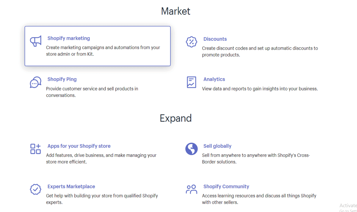 La base de connaissances Shopify est utile