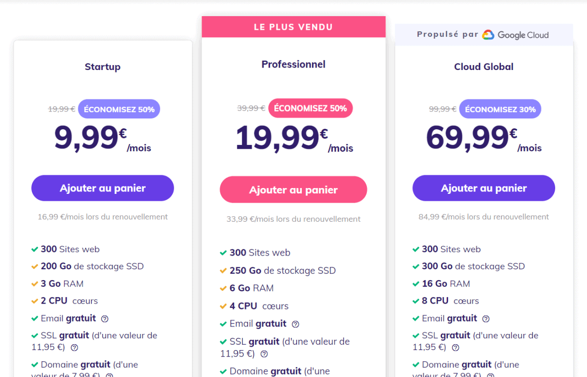 prix cloud hosting hostinger