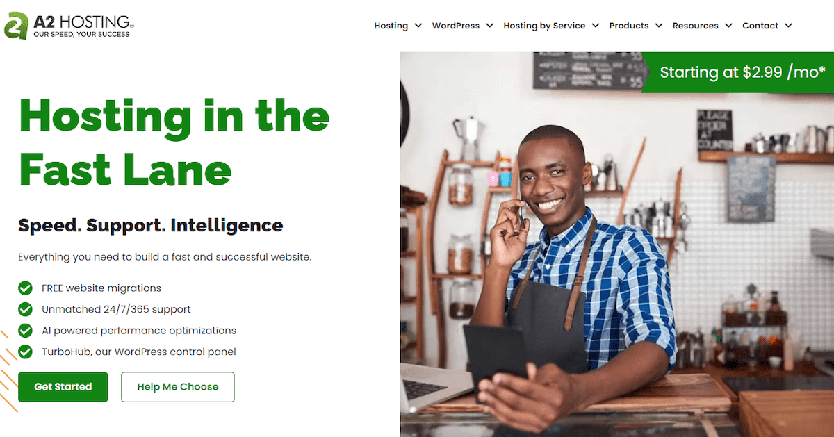 a2 hosting web hosting