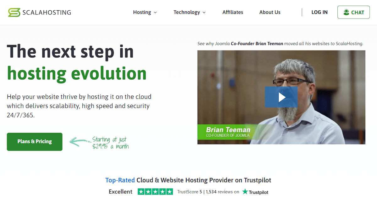 scalahosting web hosting
