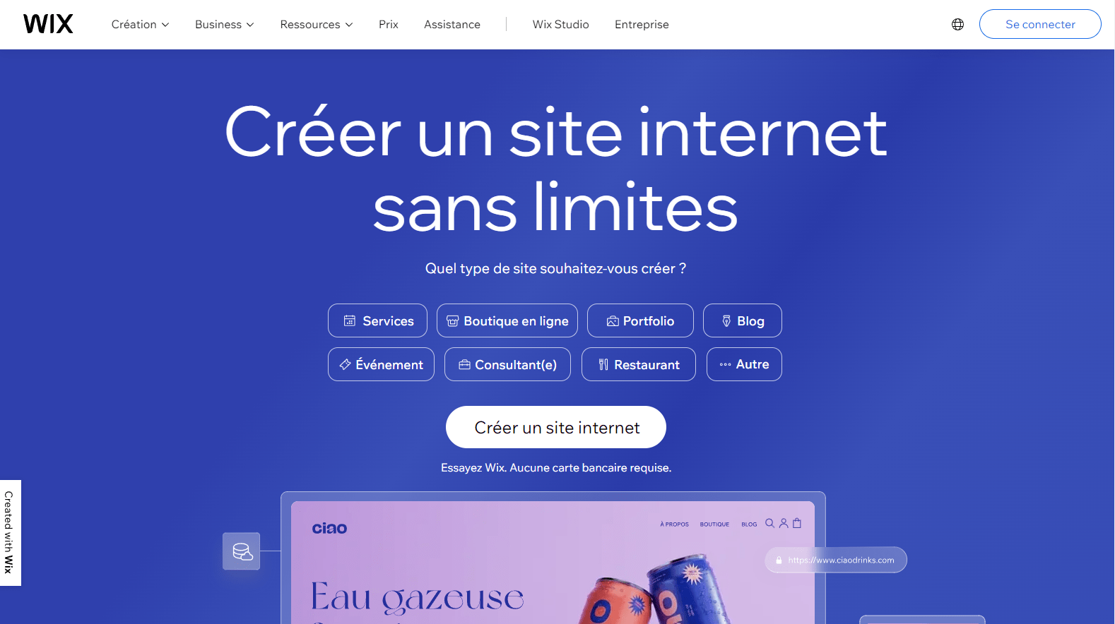 wix website builder
