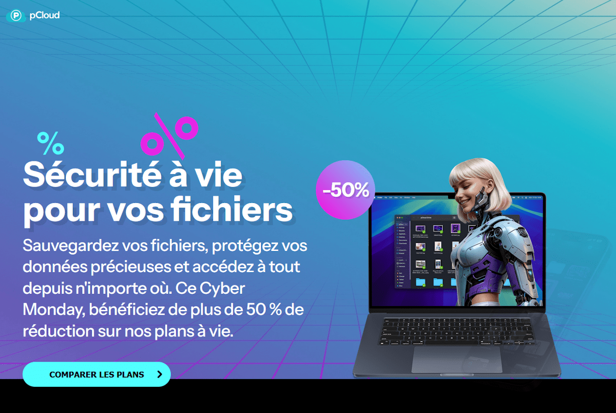 Offres pCloud Cyber Monday 2025