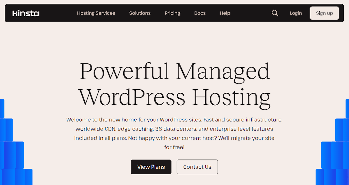 kinsta wordpress hosting