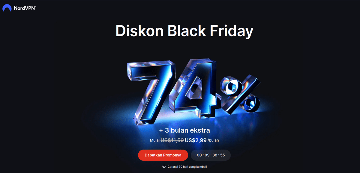 Penawaran NordVPN Black Friday 2024