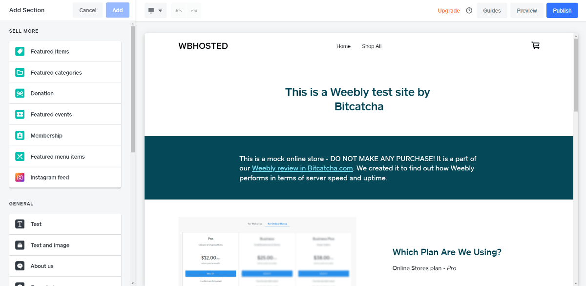 weebly editor