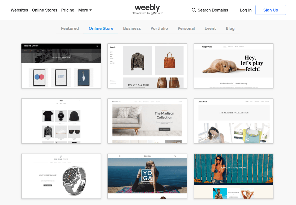 weebly themes