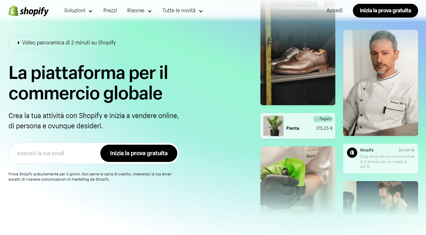 shopify website builder