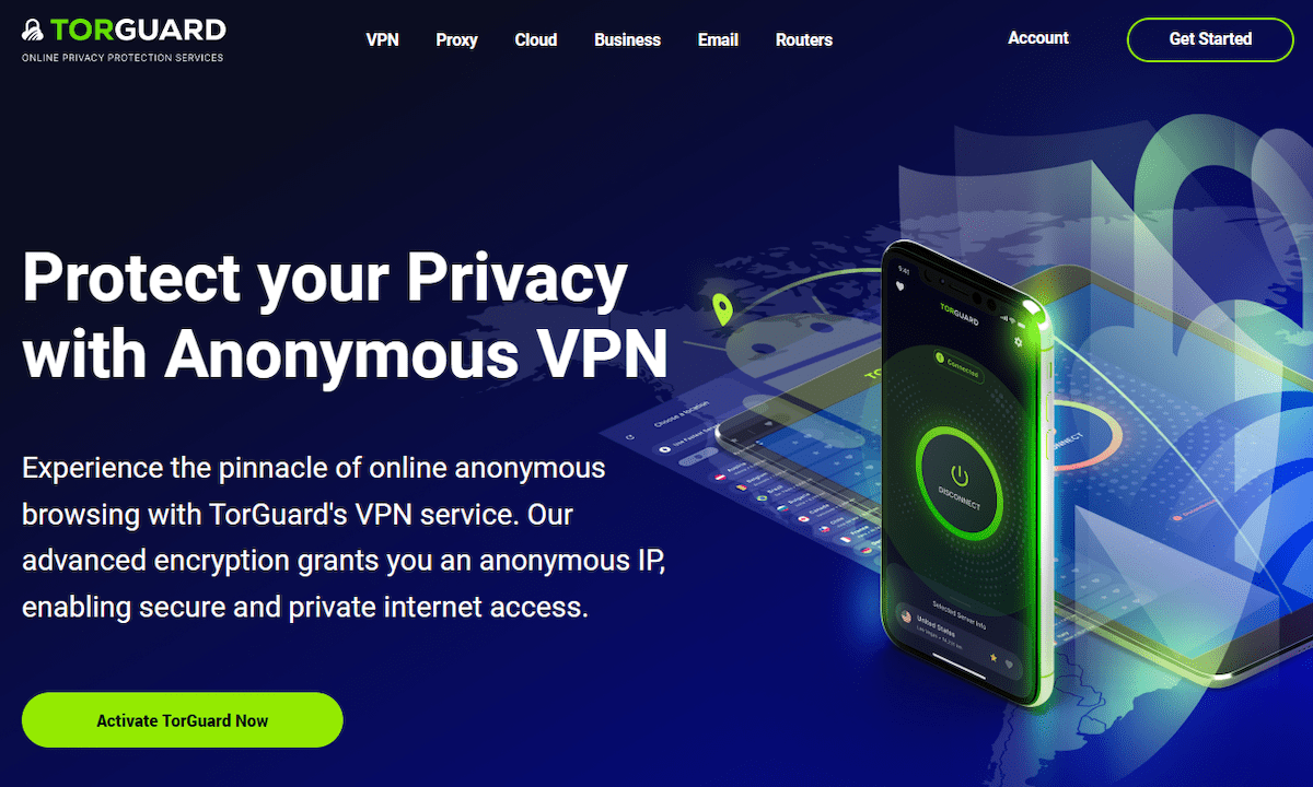 torguard homepage