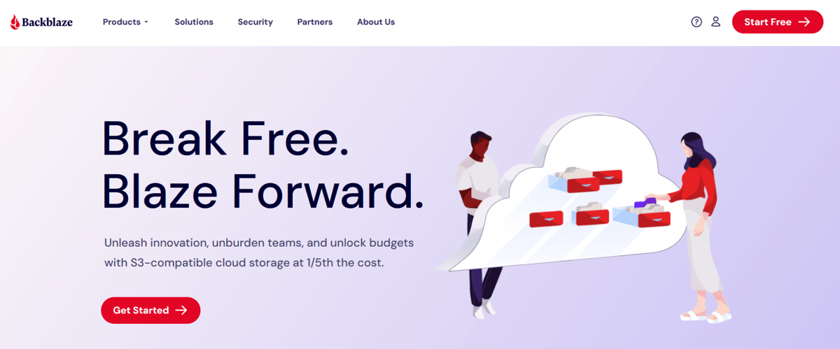 backblaze cloud storage providers